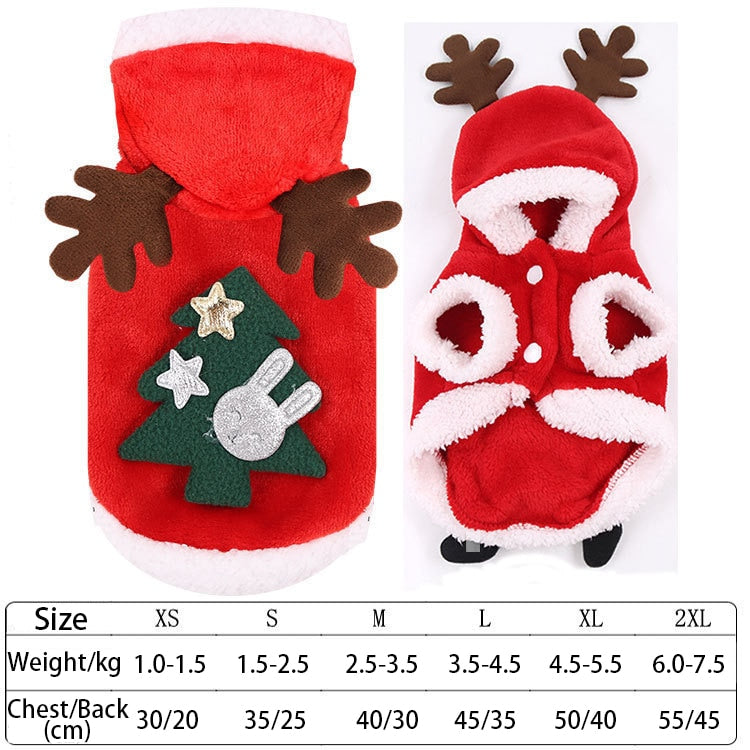 Santa Claus Home Winter Pet Costumes - Image 7