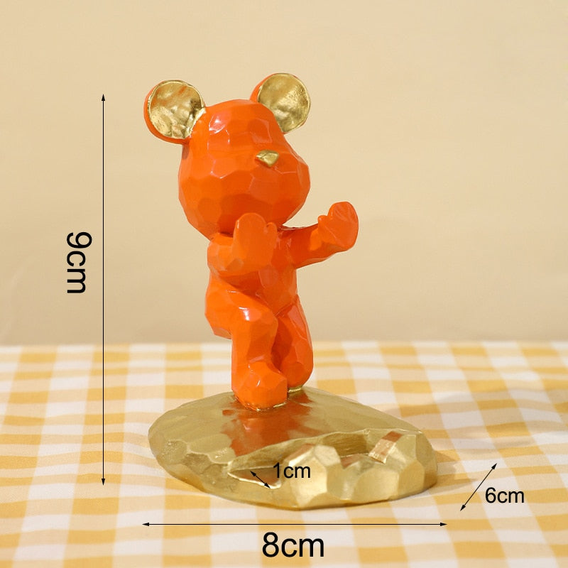 Mini Karate Bear Phone Stand - Image 4