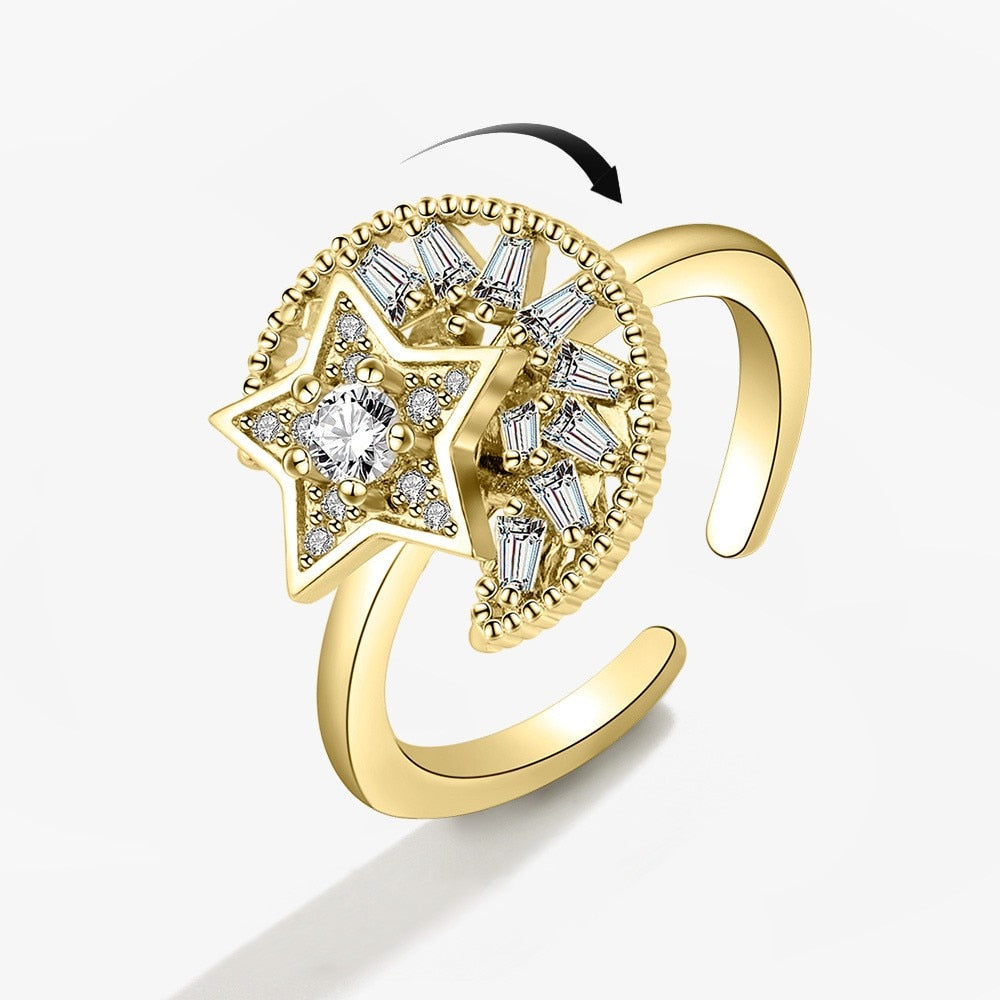 Celestial Galaxy Rotatable Ring