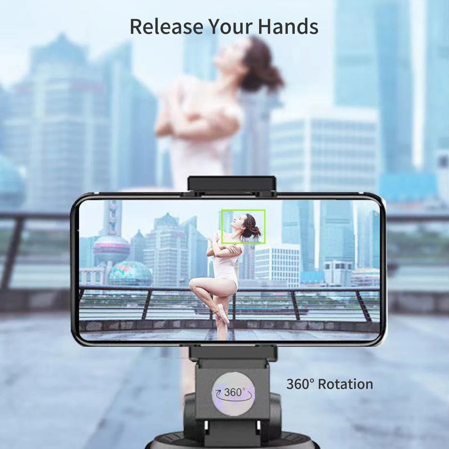 360 Auto Face Tracking Rotating Wireless Bluetooth Phone Holder - Image 4