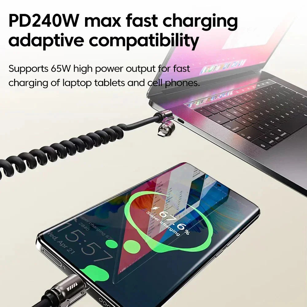 4in1 Extendable Universal Fast Charging Data Cable - Image 2