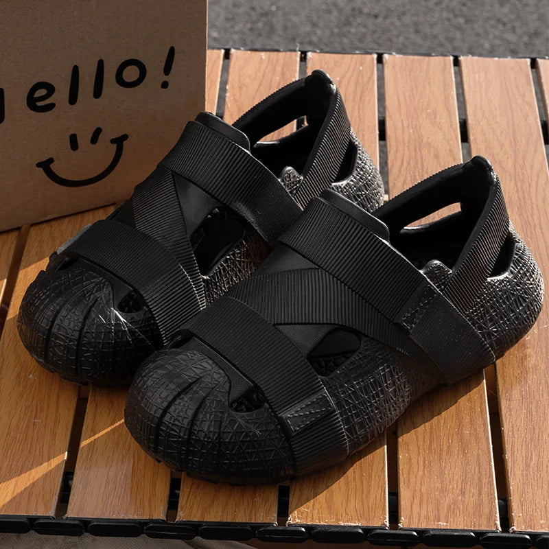 Criss Cross Anti-slip Outdoor Beach Slippers - Image 6