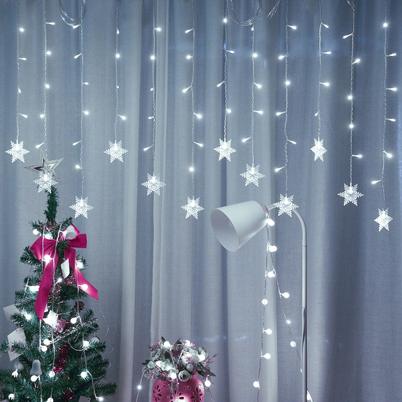 LED Fairy Snowflake Lights - Image 2