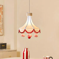 Tent Canopy Pom-Pom Pendant Ceiling Lamp - Image 1