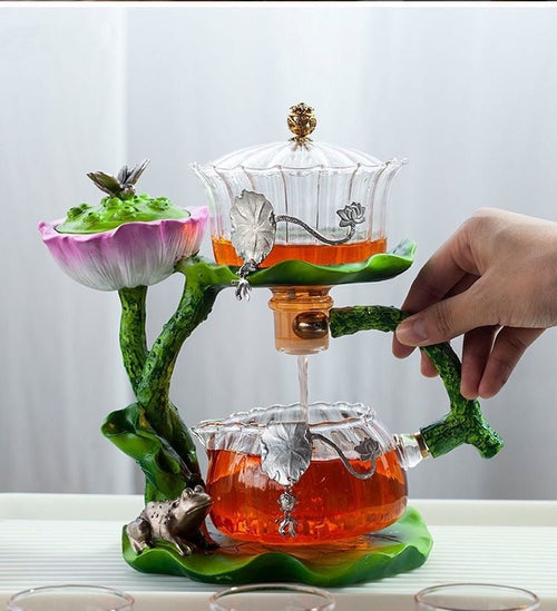 Mystic Lotus Incense Teapot - Image 0