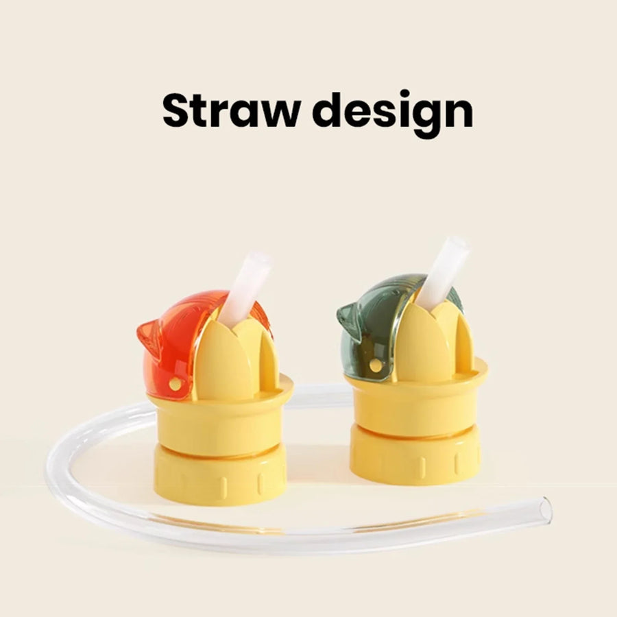 Colorful Twist-Open Built-in Straw Water Bottle - Image 4