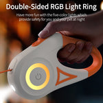 Automatic Retractable LED Dog Leash