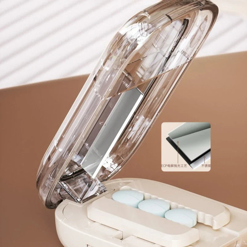 Pocket Size Dustproof Pill Cutter Organizer - Image 3