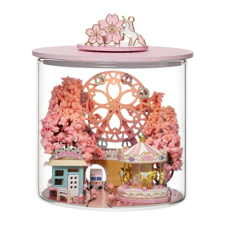 Mini Mansion Wooden Furnished Doll House - Image 6