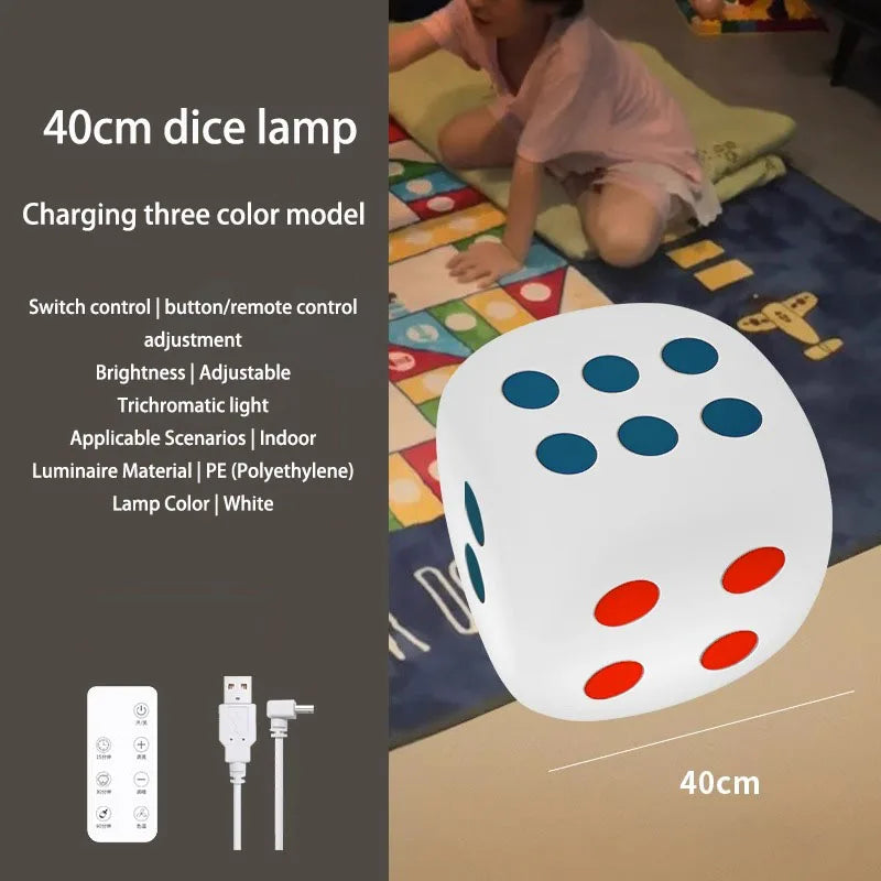 Huge Dice Bedside Atmosphere Floor Table Lamp - Image 10
