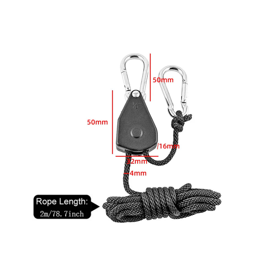 Camp Anywhere Adjustable Ratchet Tent Stabilizer Pulley Hanger - Image 5
