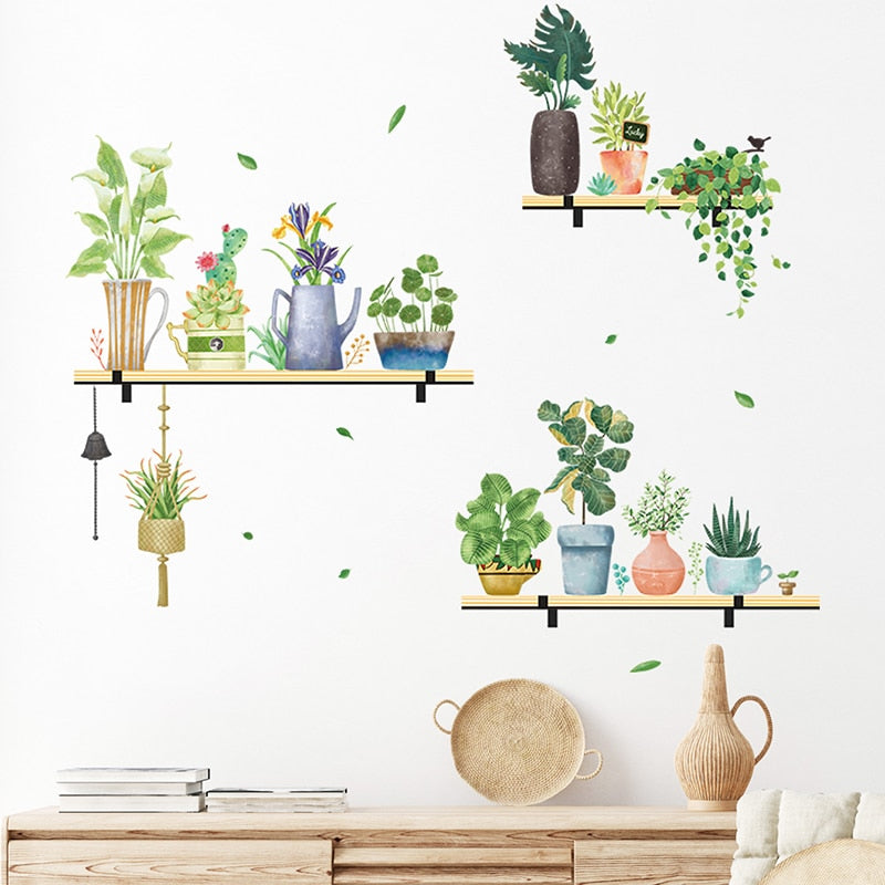 Nature Aura Plants Wall Stickers - Image 3