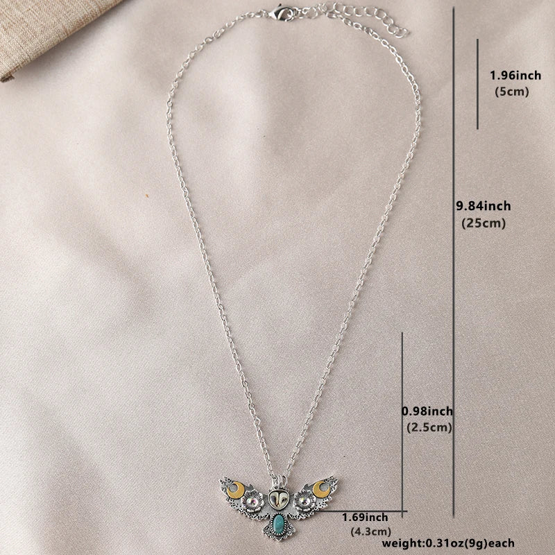 Quiet Watcher Owl Charm Necklace - Image 6