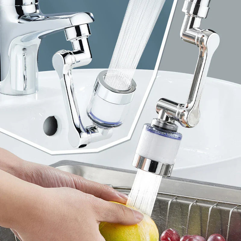 Full Rotating Robot Arm Water Saving Faucet Extender