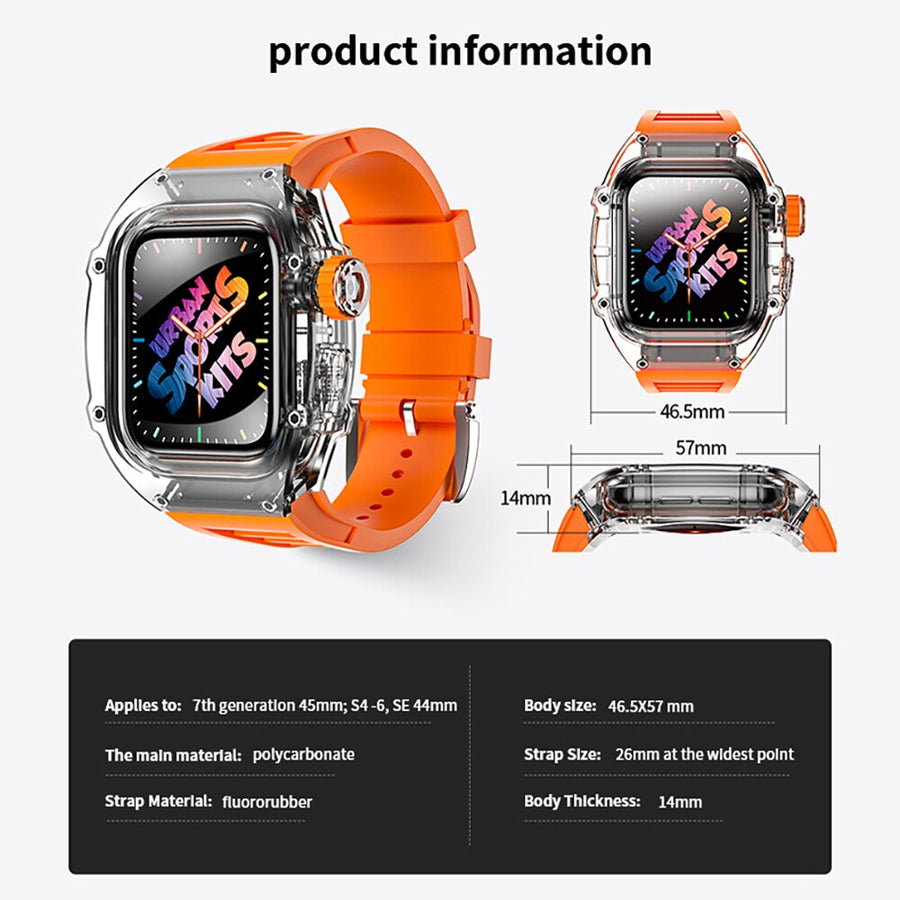 Transparent Smart Watch Strap Mod Kit Case - Image 11