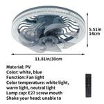 3in1 Remote Control Noise-Free Noise Elegant Fan Lamp