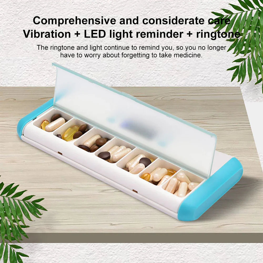 Automatic Alarm Smart Reminder Pill Organizer Box