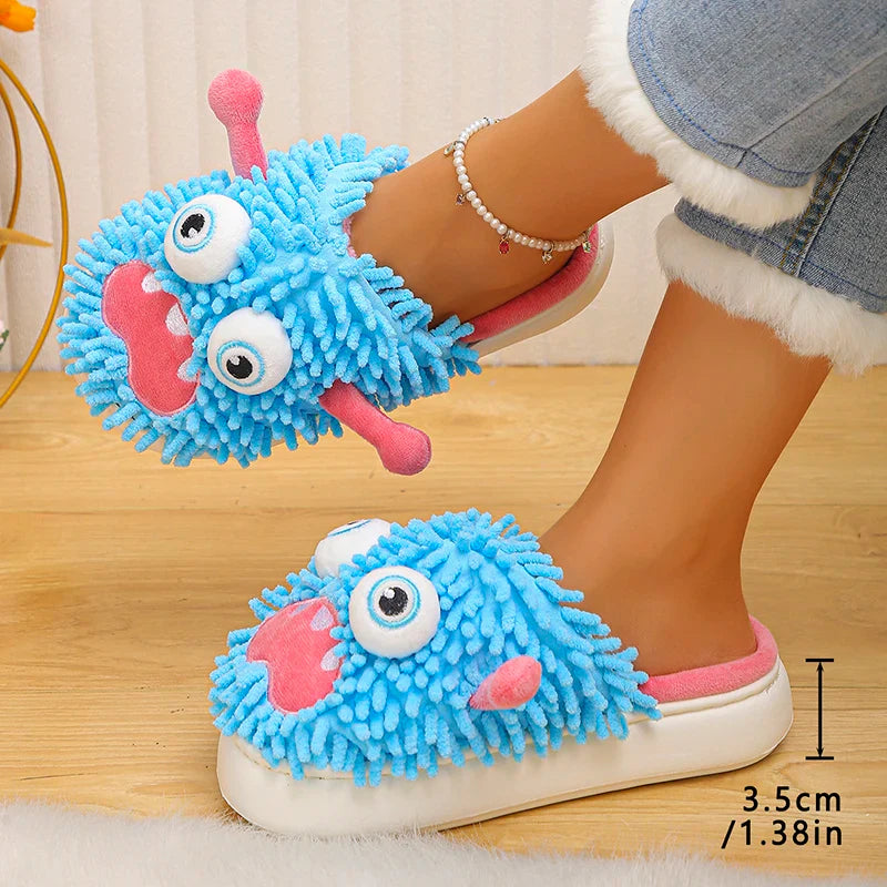 Silly Monster Plush Slippers - Image 12