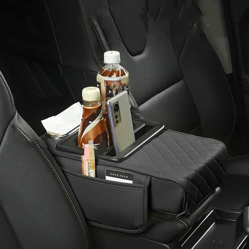 Console Craft Multi-Pocket Car Armrest Pad - Image 3