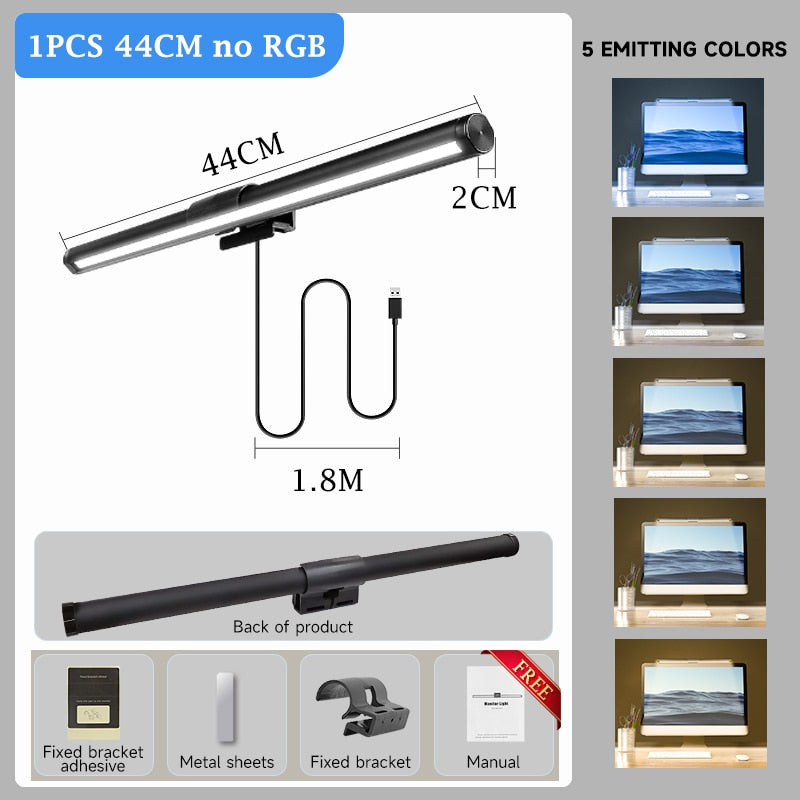 Bright Workspace USB Dimmable LED Desk Lamp