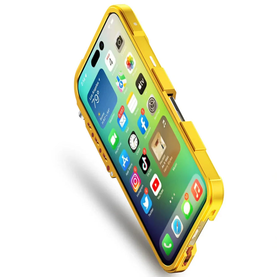 Tactical Grip Shockproof Alloy Frame iPhone Case - Image 5