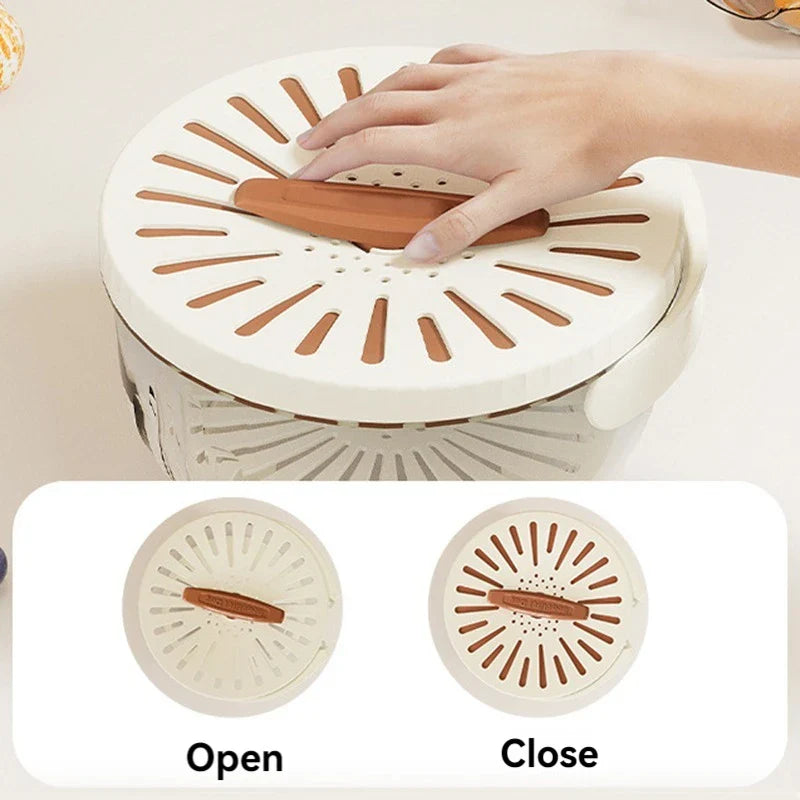 Space Saving Vegetable Fruit Drainer Basket