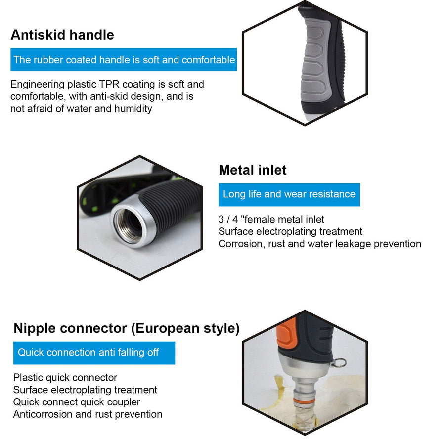 8-Mode Adjustable Garden Pro Water Gun - Image 4
