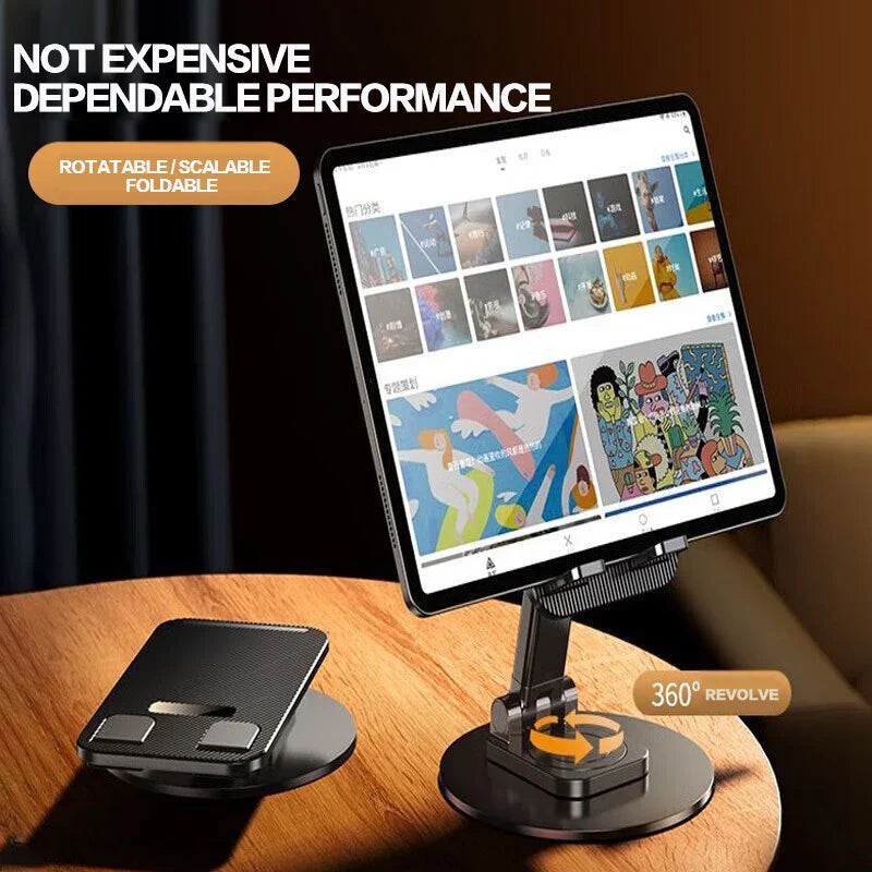 No Slip Rotating Foldable Metal Tablet Phone Stand - Image 5