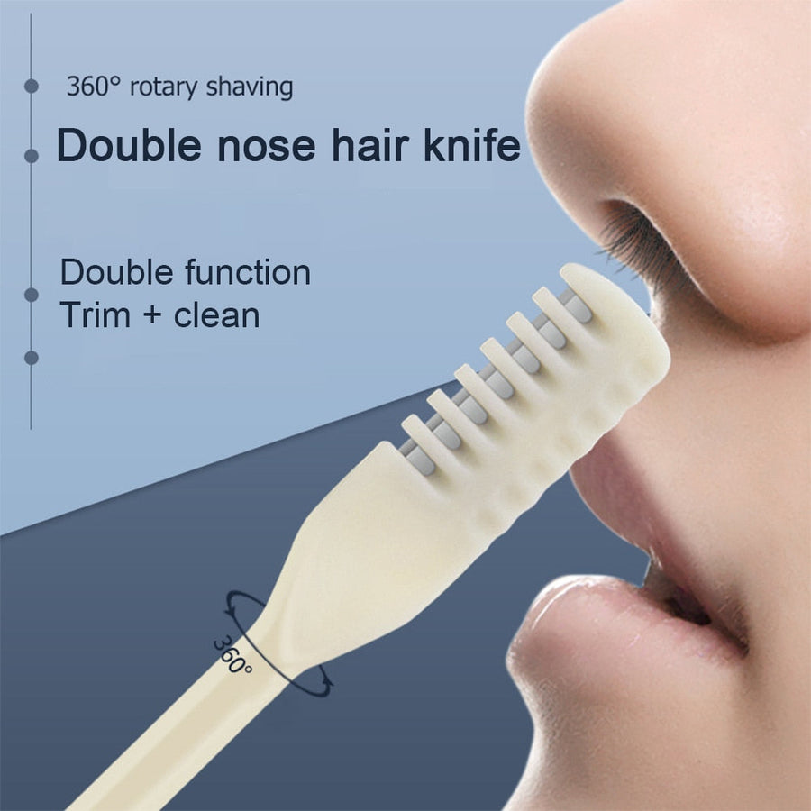 Gentle Trim Dual-Head Washable Nose Hair Remover - Image 4