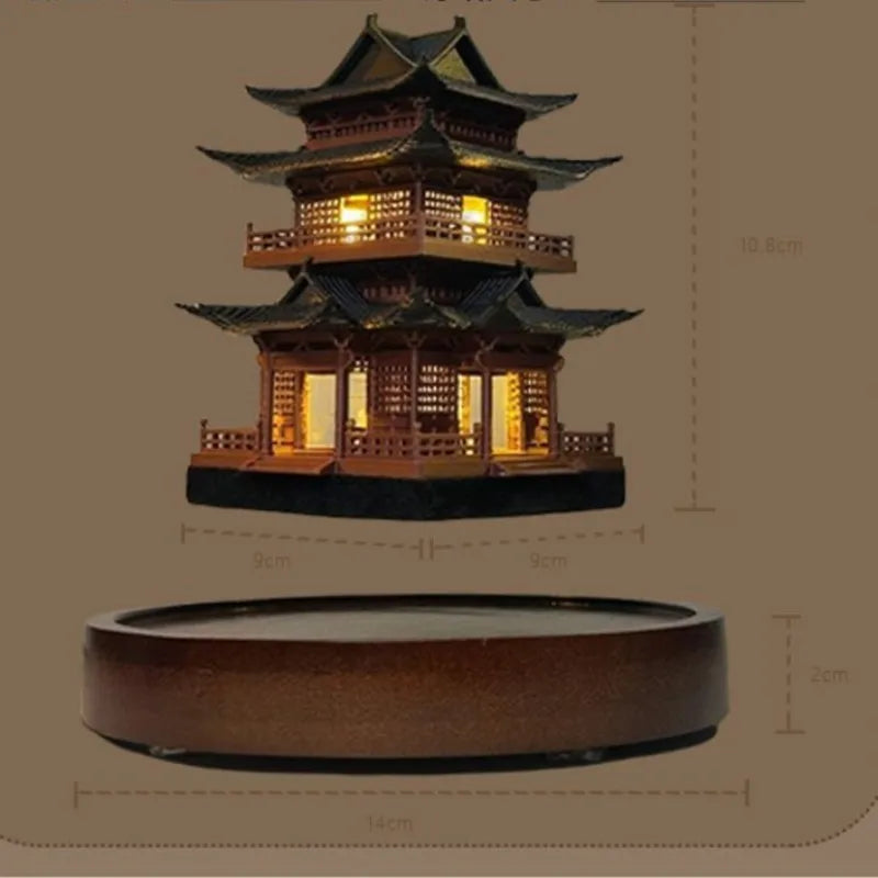 Levitating Pagoda Architectural Desk Decor - Image 6