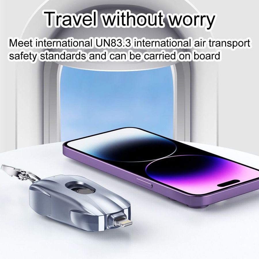 Mini Race Car Emergency Keychain Power Bank - Image 3
