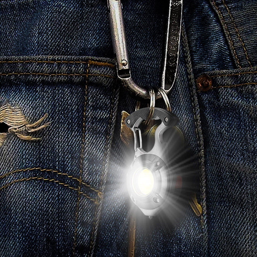 7in1 Pocket Lamp Survival Camping Keychain - Image 1