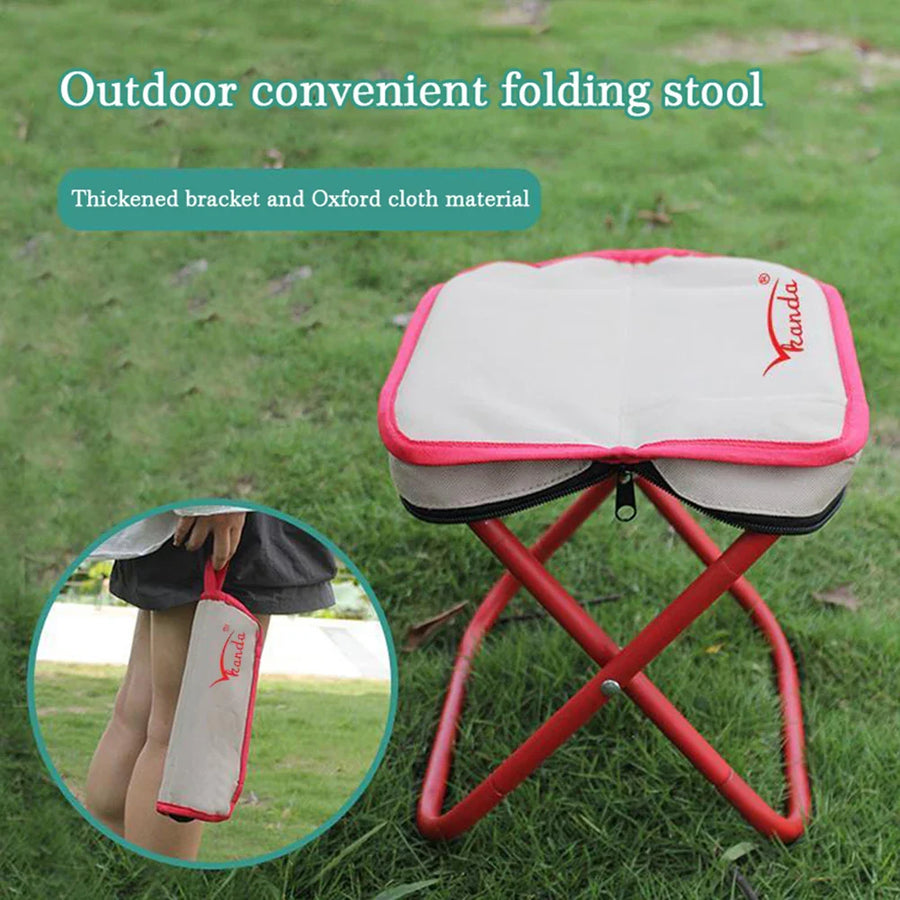 Space-Saving Lightweight Stainless Steel Foldable  Stool - Image 6