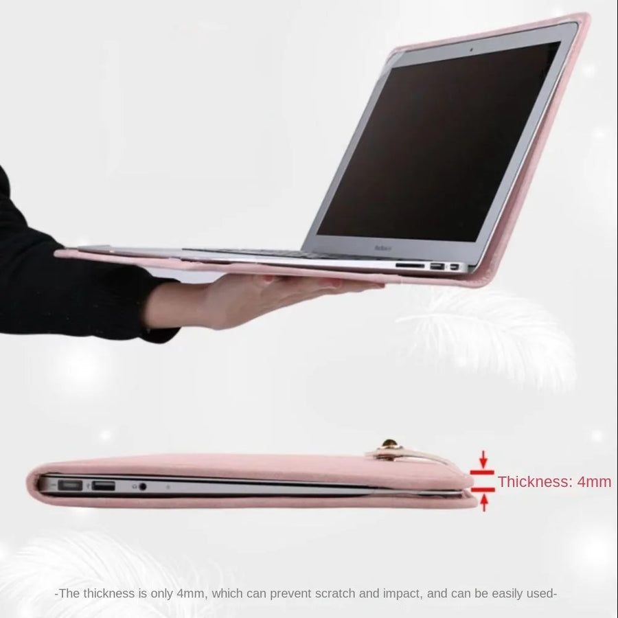 Protective Creative Pink Laptop Bag Case - Image 5