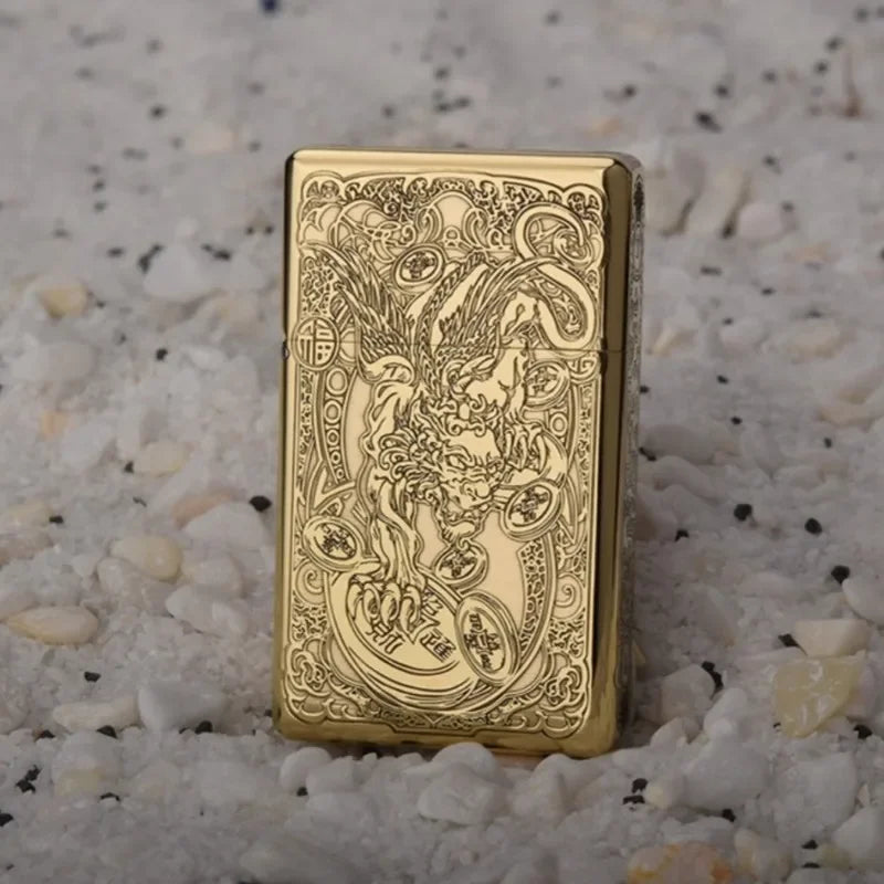 Timeless Heavy-Duty Flip-Open Flame Lighter - Image 5