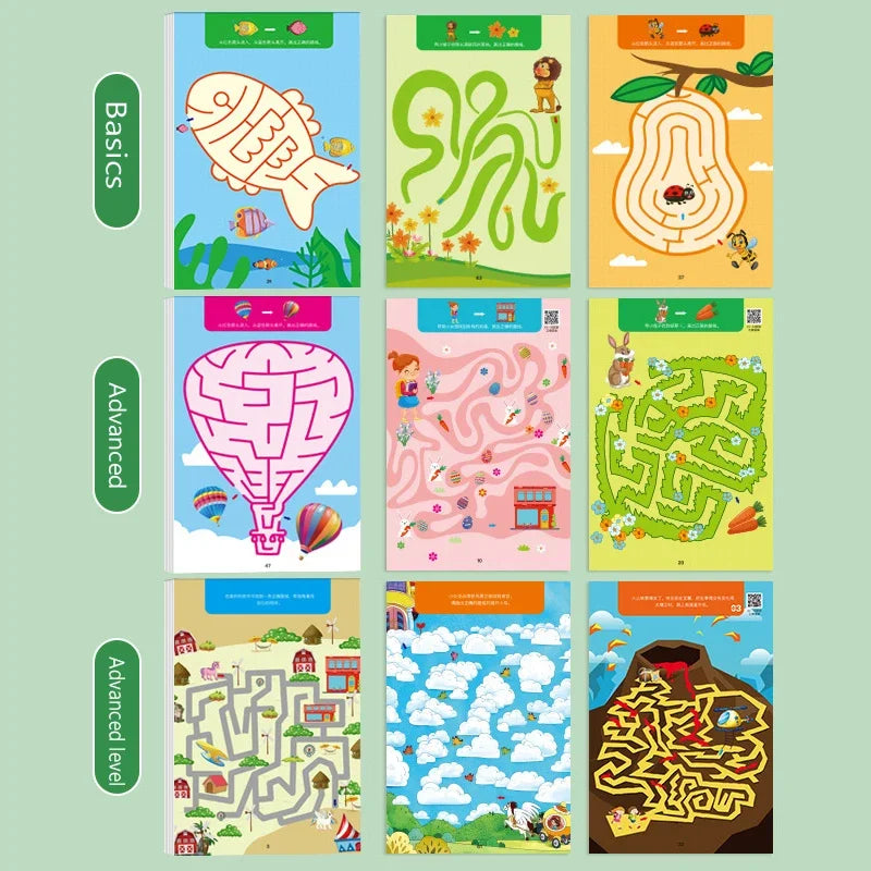 Kids Magical Reusable Maze Training Activity Book - Image 3