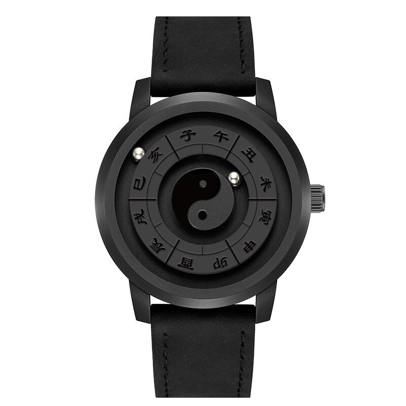 Magnetic Ying Yang Levitation Elegant Watch