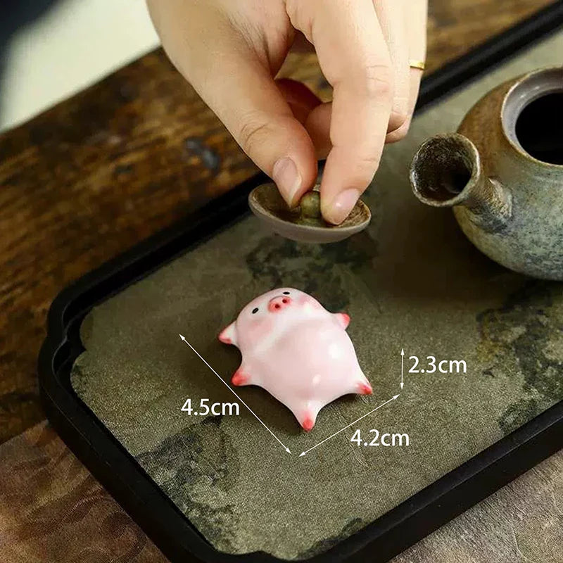 Little Pig Ceramic Tea Tray Decoration - Image 5