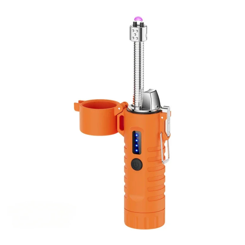 Metal Windproof Heavy Duty Waterproof Flashlight Lighter - Image 6