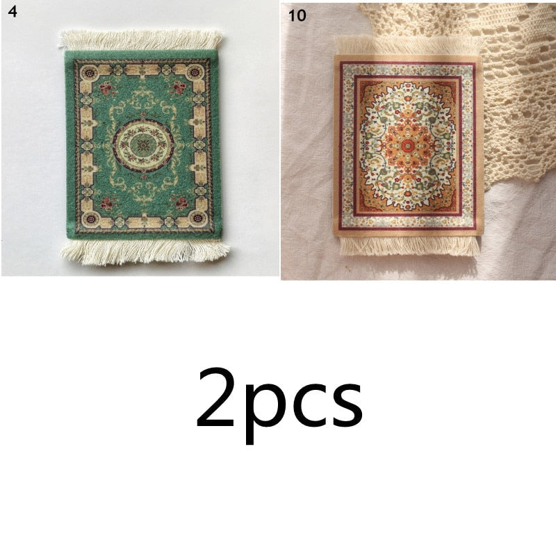 Mini Turkish Carpet Mug Coaster - Image 6