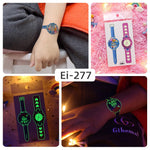 Luminous Temporary Tattoo Watch Sticker