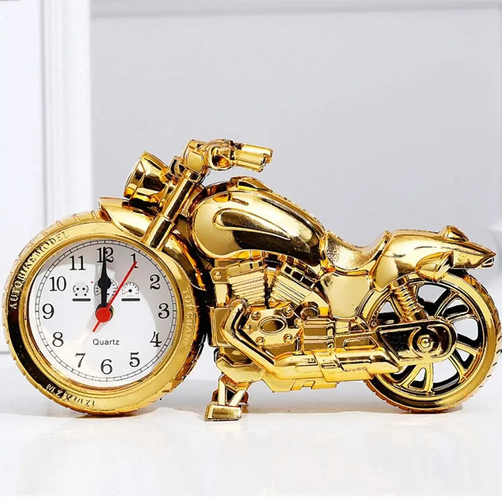 Vintage Motorcycle Bedside Alarm Clock