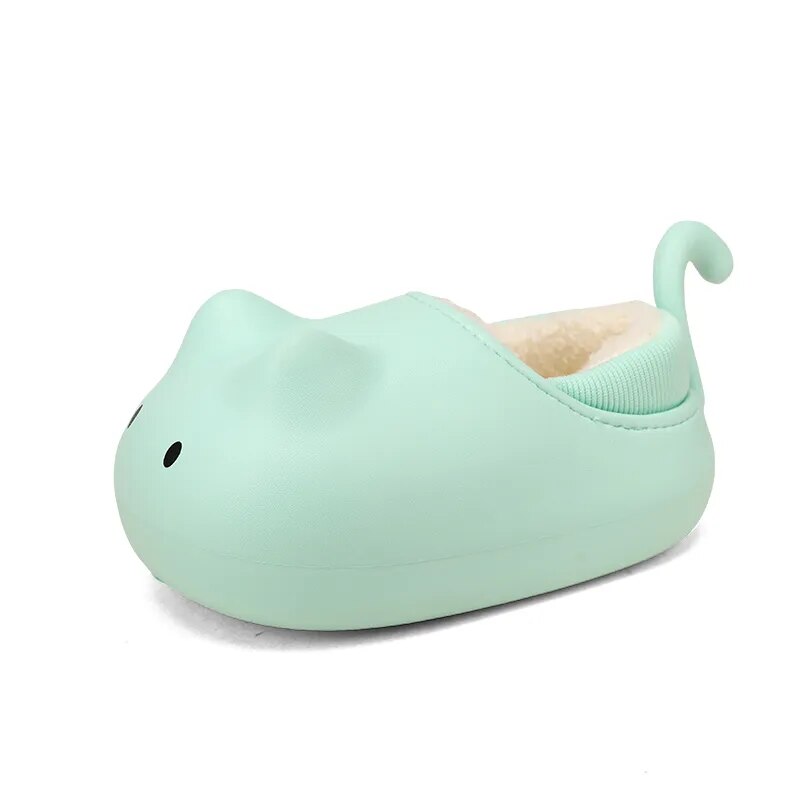 Cozy Cat Winter Kids Plush Shoe - Image 9
