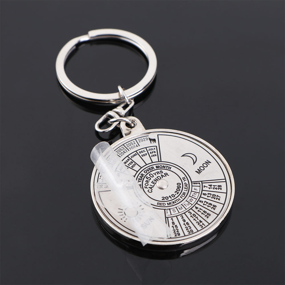 Creative Time Portal Mini Metal Calendar Keychain · Mavigadget