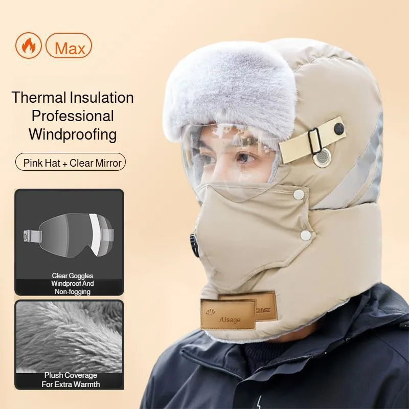 Windproof Full-Face Thermal Winter Hat - Image 9