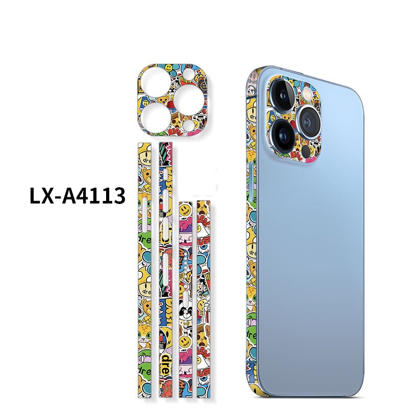 Funny Emojis iPhone Side Sticker - Image 3