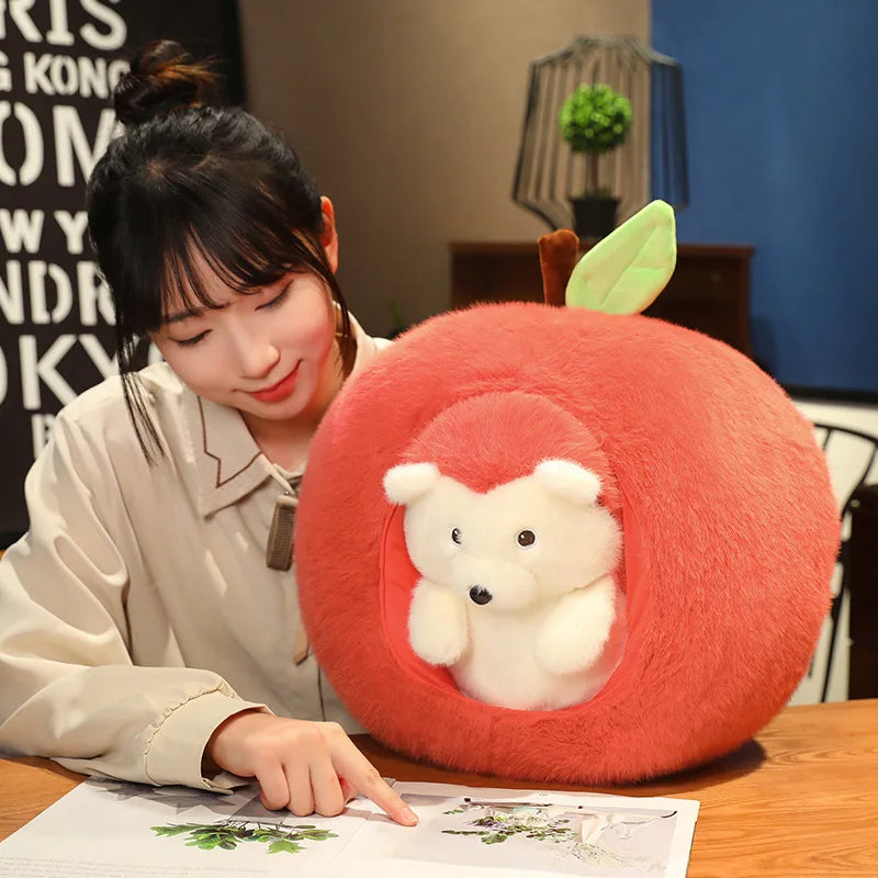 Apple House Hedgehog Hide and Seek Plush Toy - Image 3