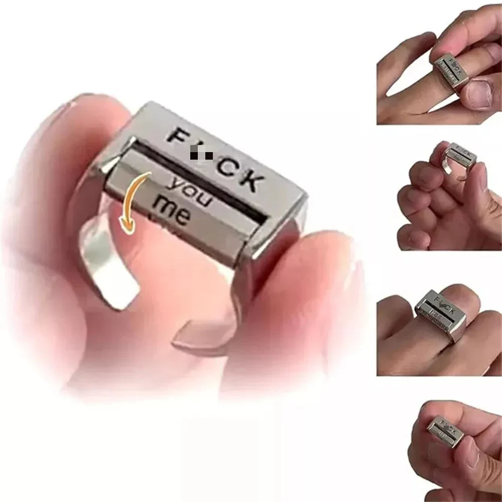 F*ck You Everything Rotating Mood Control Ring