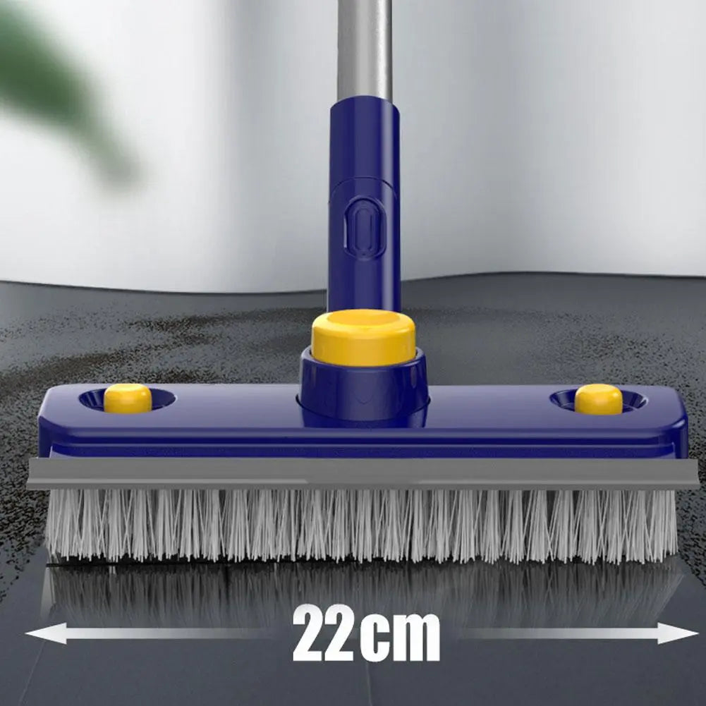 2in1 V-Shaped Long Handle Floor Scrub Edge Cleaner Brush · Mavigadget