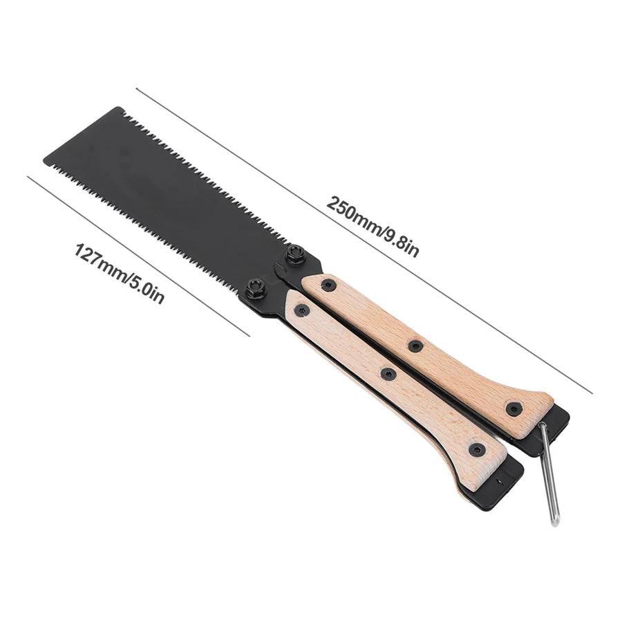 Sharp Double-Sided Mini Foldable Hand Saw - Image 4